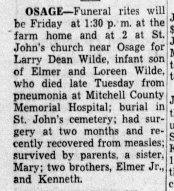 Clipping from The Courier